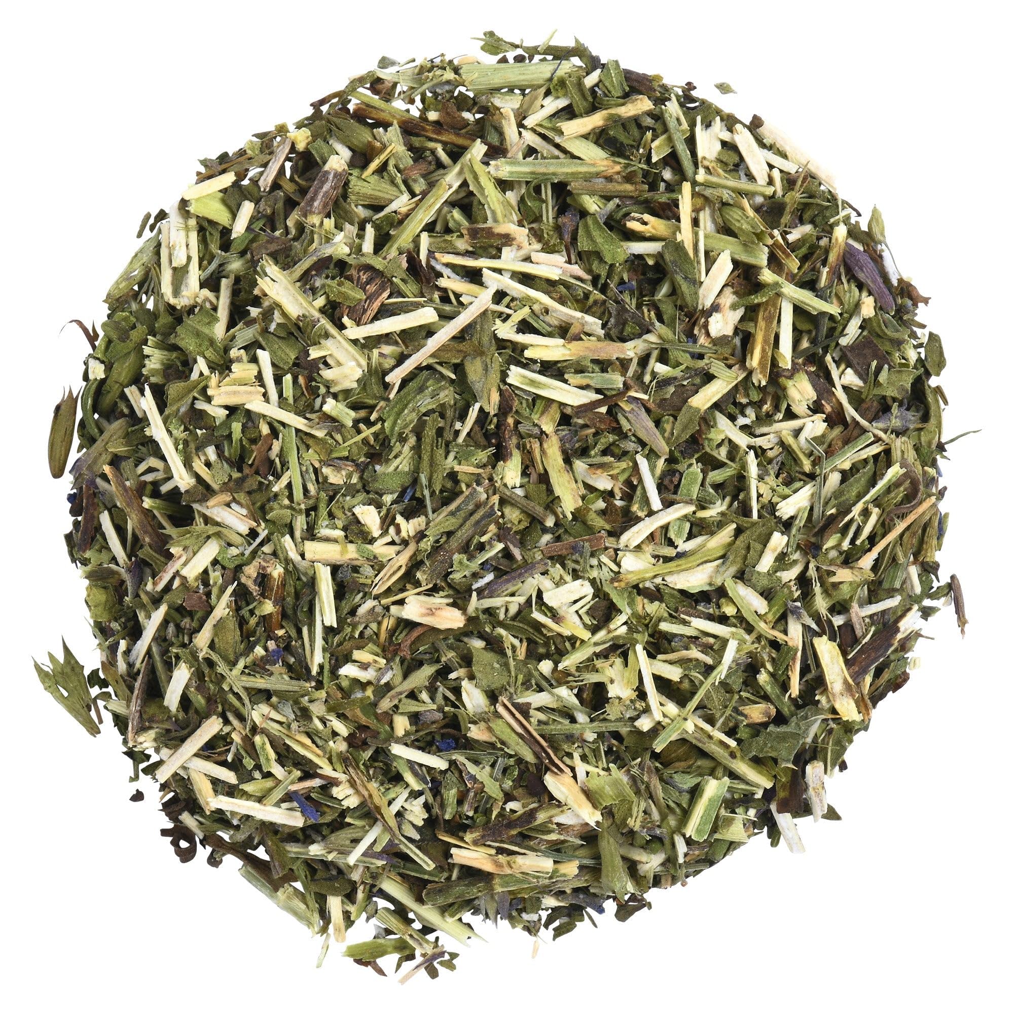 Biokoma Hyssop dried herb pile highlights vibrant green color