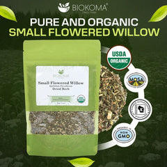 Resealable moisture-proof pouch keeps Biokoma herb fresh.