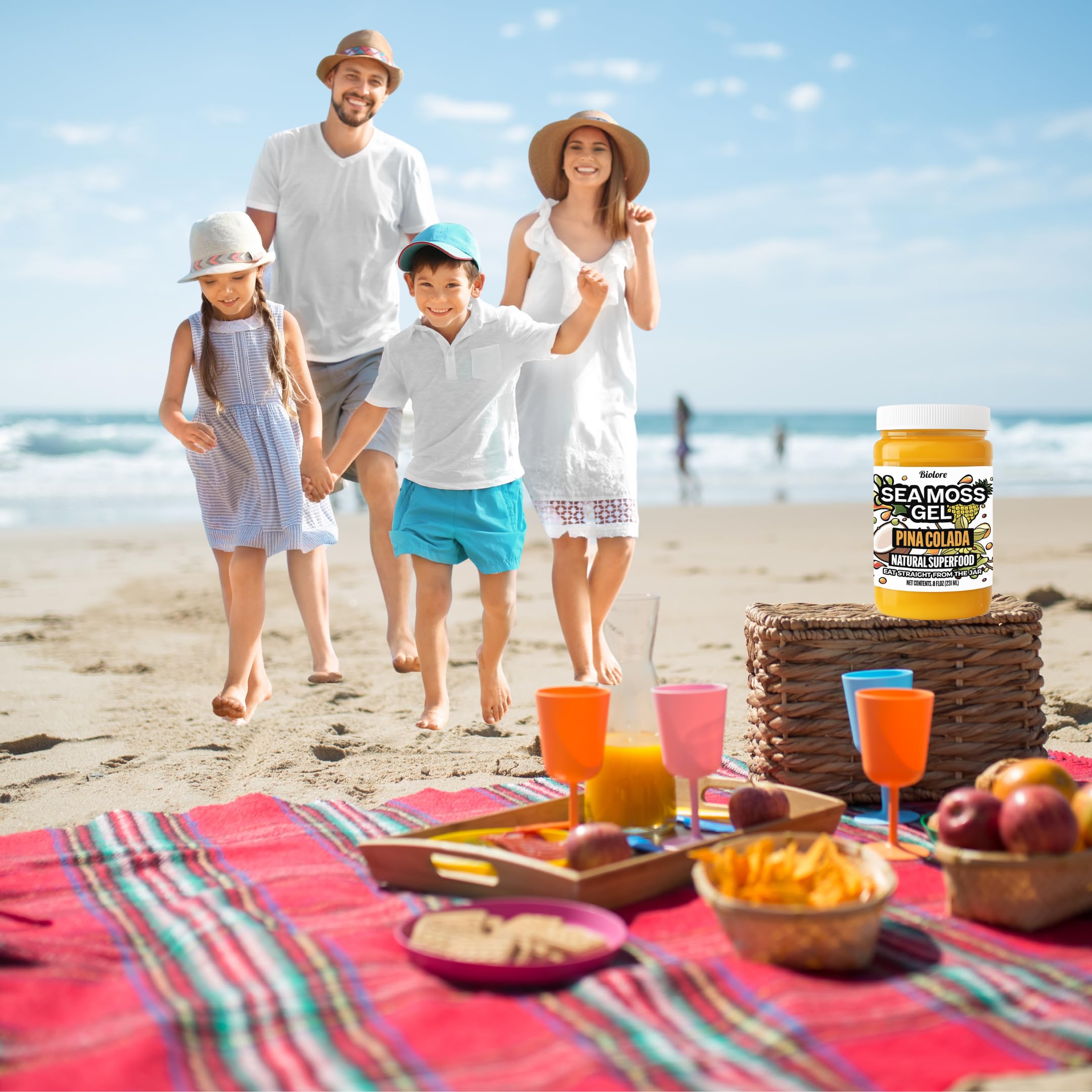BPA-free packaging image shows refrigerated-friendly Biolore gel staying fresh