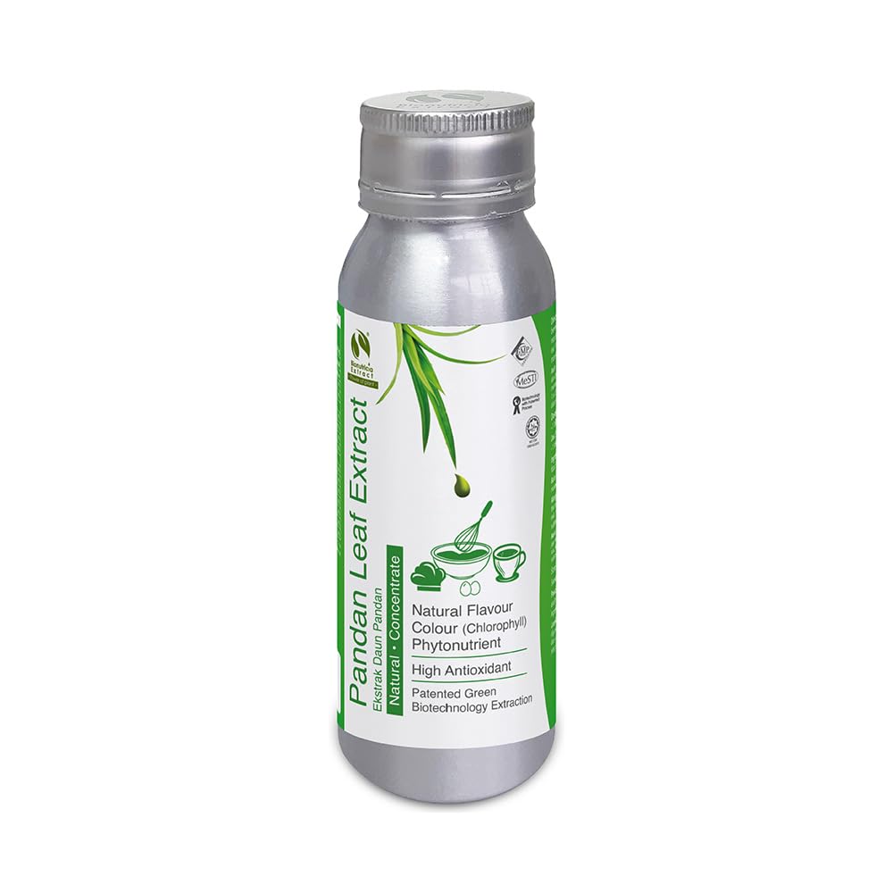 BIONUTRICIA EXTRACT Pandan bottle, rich aroma for desserts and beverages.