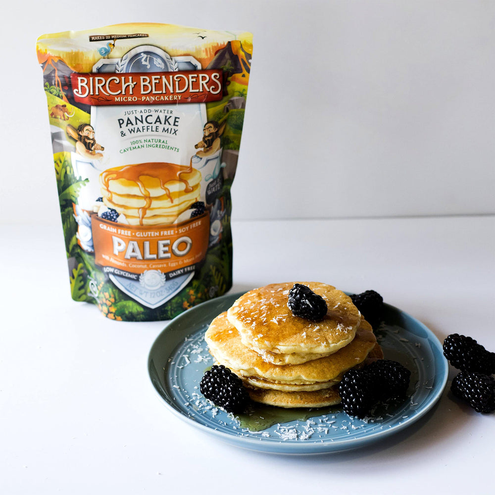 Pancake batter ready in minutes for busy mornings.