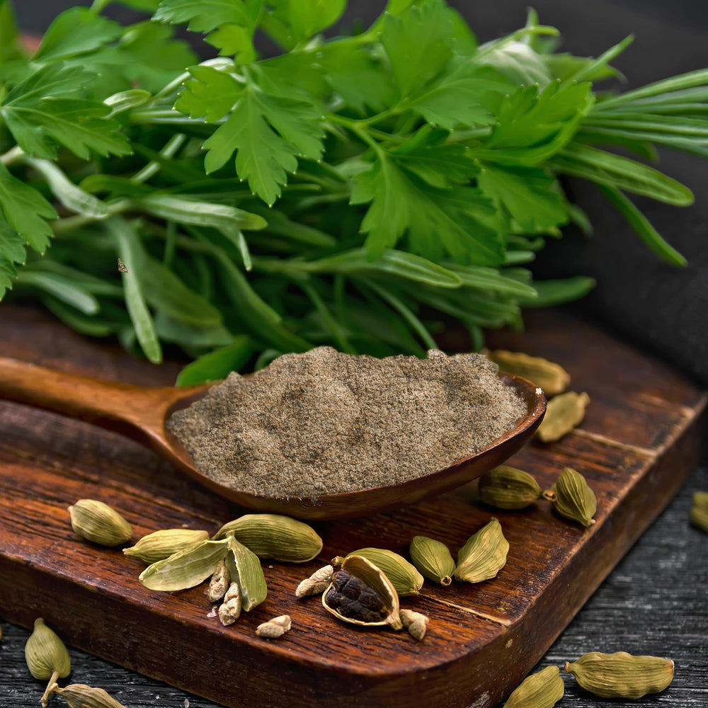 Birch & Meadow Ground Cardamom tea pairing enhances warm beverages.