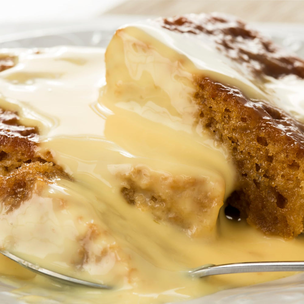 Bird's custard serves family-friendly portions for quick desserts.