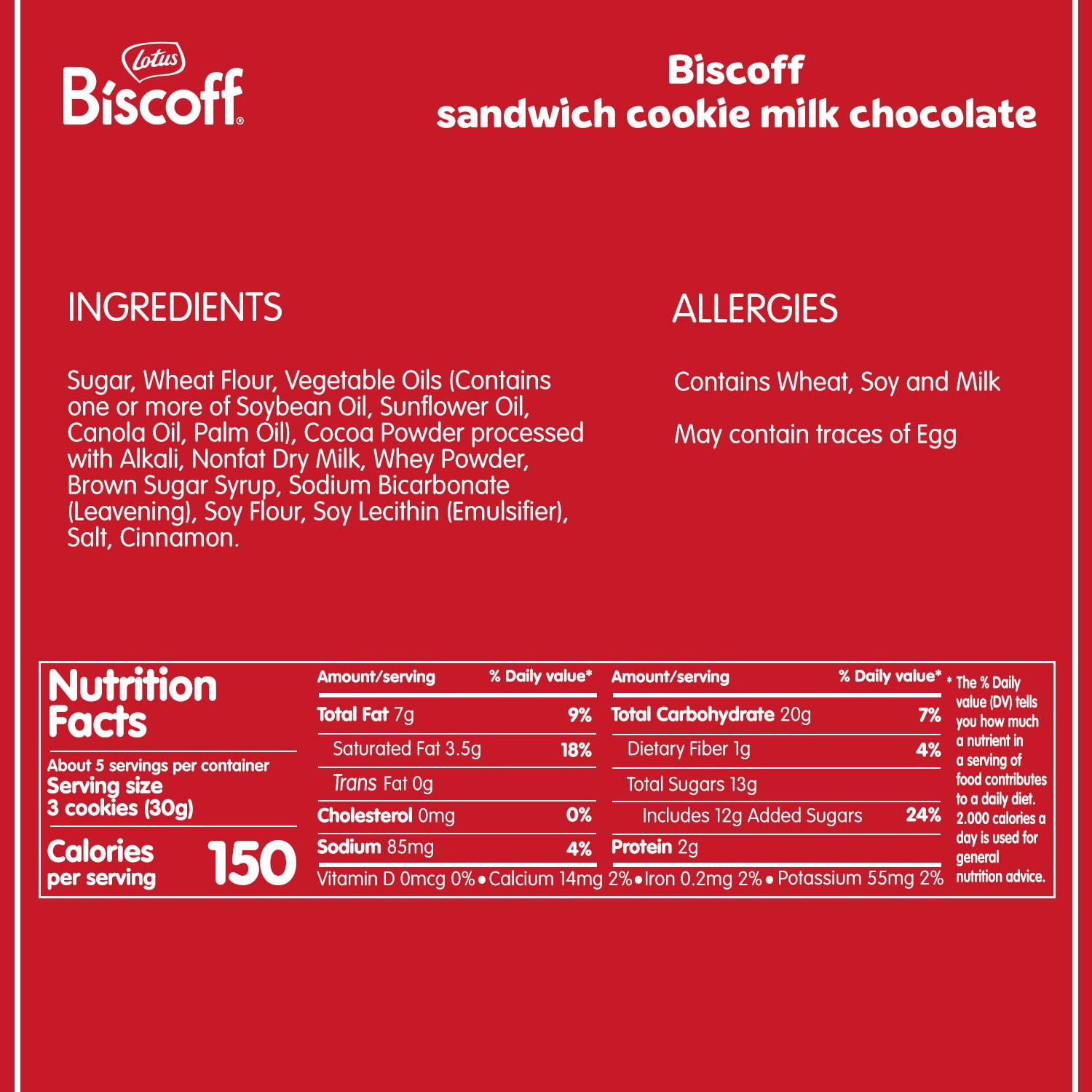 Biscoff milk chocolate cream sandwich cookies pack of nine on a surface for sharing