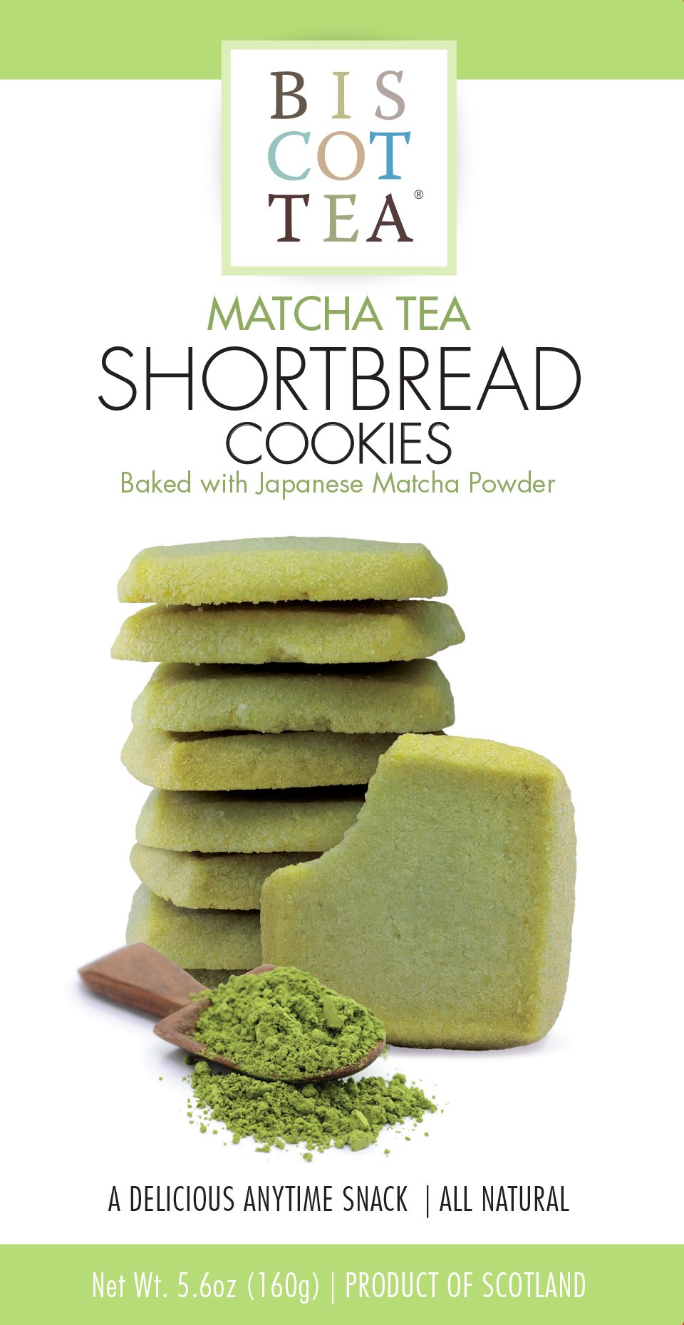 Biscottea cozy tea-time moment with matcha shortbread and tea
