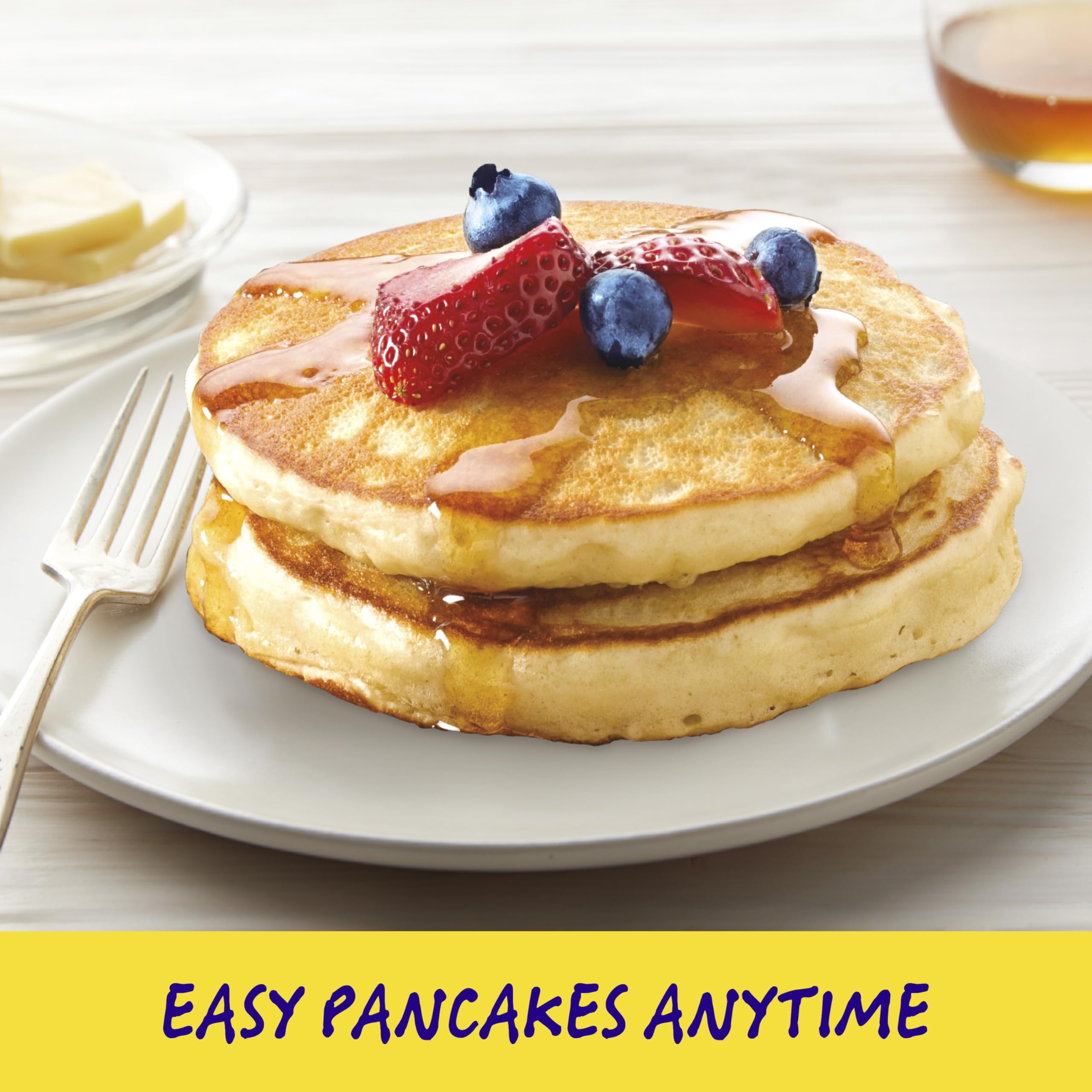 Bisquick Original Waffles cooking on a griddle for crisp edges