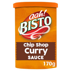 Bisto Chip Shop Curry Sauce granules ready to mix for quick chip shop style curry