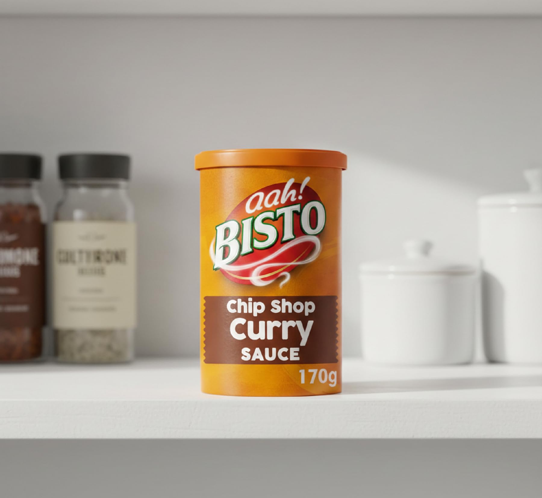 Keep Bisto Chip Shop Curry Sauce as a cupboard staple for easy meals
