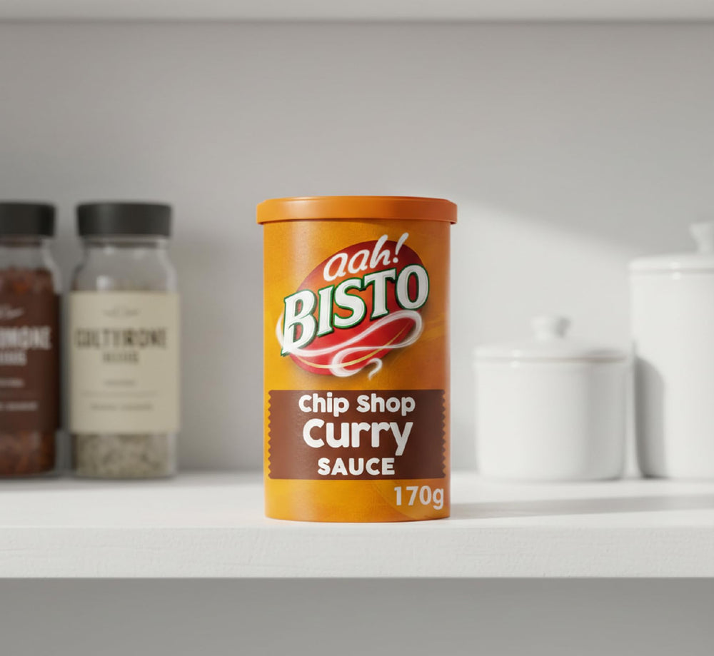 Keep Bisto Chip Shop Curry Sauce as a cupboard staple for easy meals