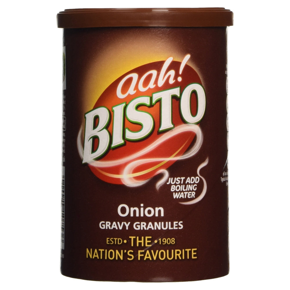 Bisto onion gravy granules pack for quick, reliable gravy