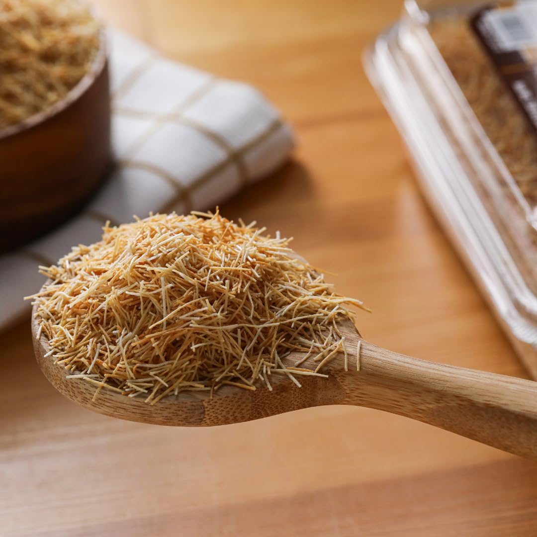 Bisvua kataifi kanafeh base creates a crisp, delicate foundation.
