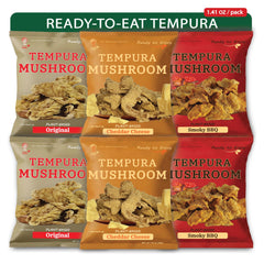 Bitetuoso Tempura Mushroom Chips original umami deliver crispy bite, ideal as a gourmet snack