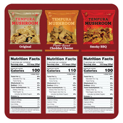 Bitetuoso Tempura Mushroom Chips smoky BBQ offer bold flavor, great for gatherings