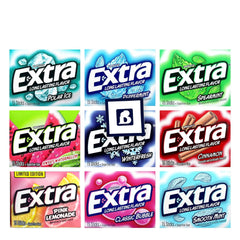 Bitetwist nine-pack assorted gum variety for travel and on-the-go freshness