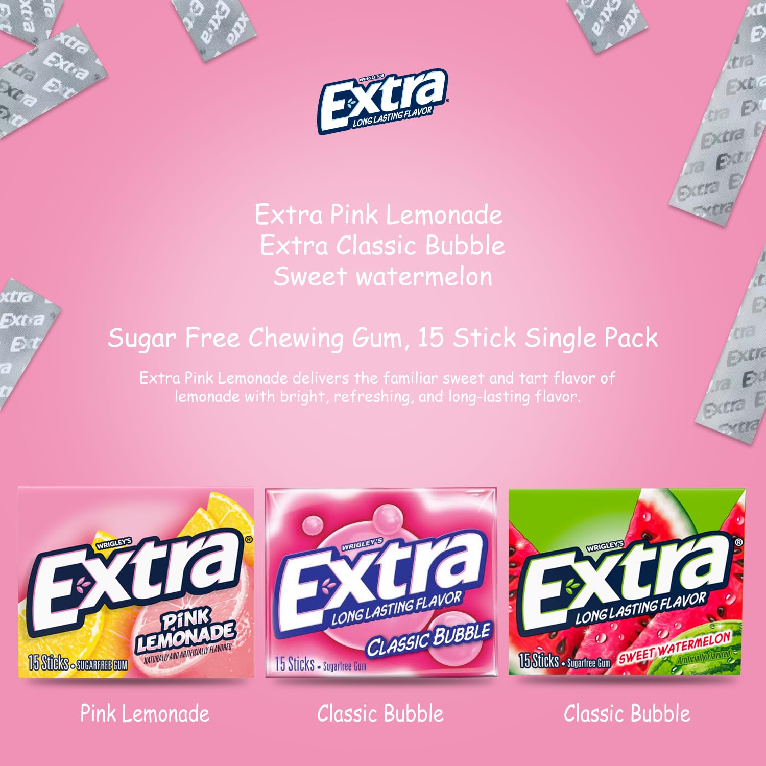 Bitetwist sugar-free chewing gum with long-lasting flavor and zero added sugar