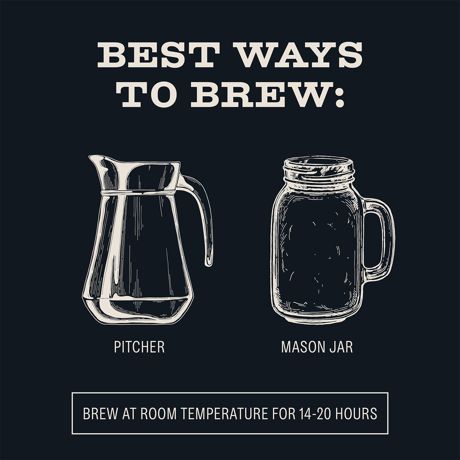 Bizzy Cold Brew medium roast with caramel, hazelnut notes.