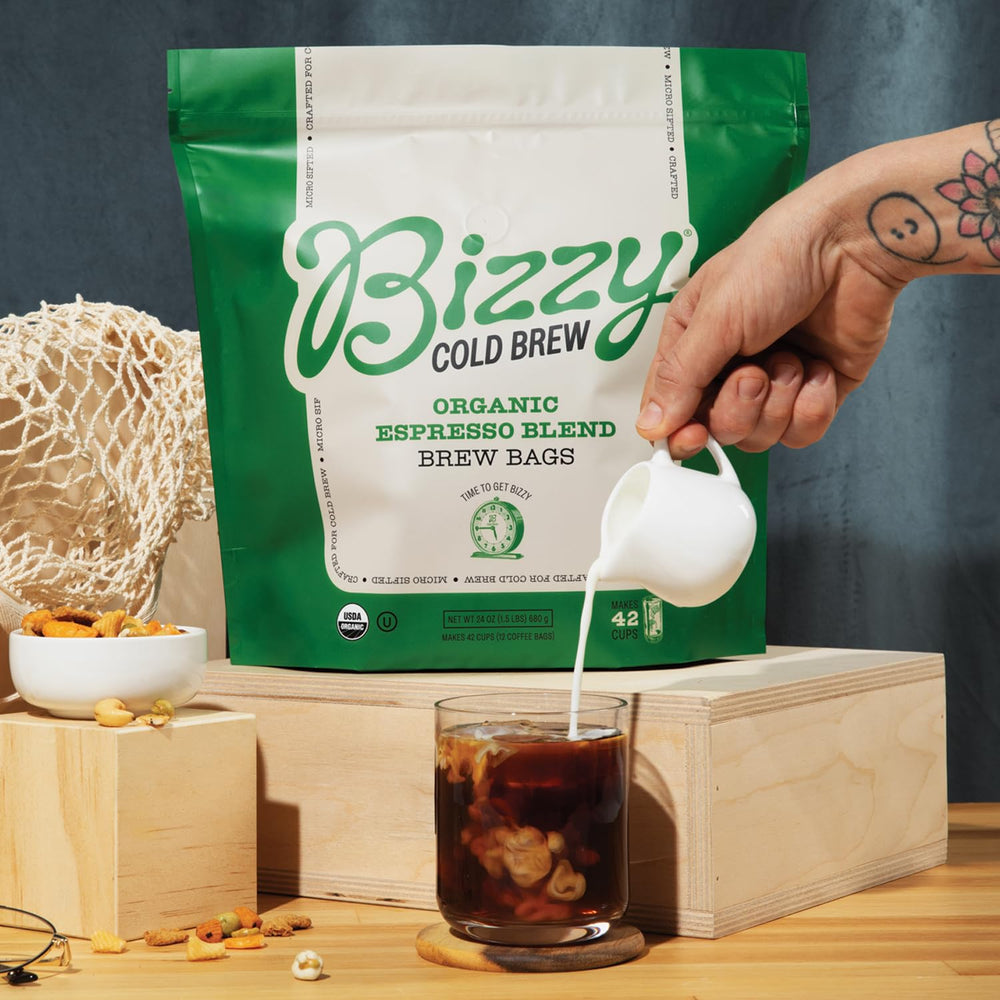 Bizzy Micro Sifted Cold Brew Coffee for clean, consistent flavor
