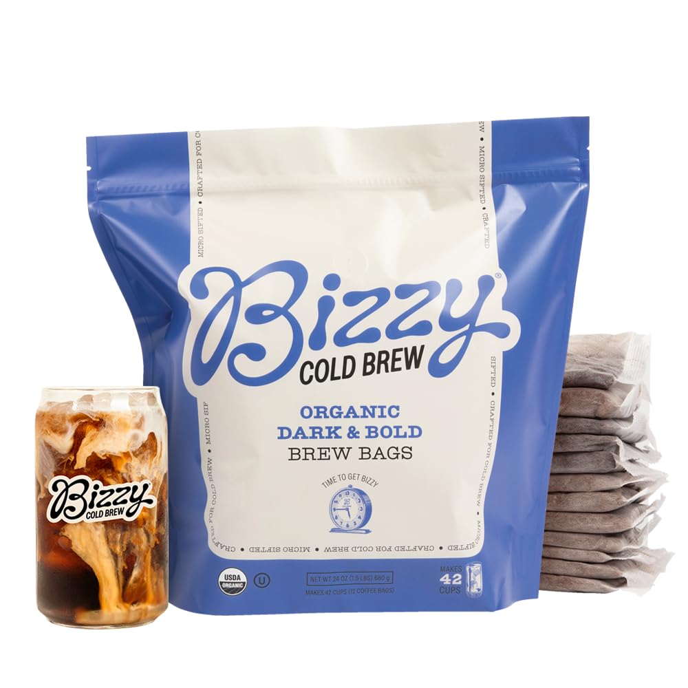Bizzy Organic 12-count pack delivers 42 cups of cold brew.