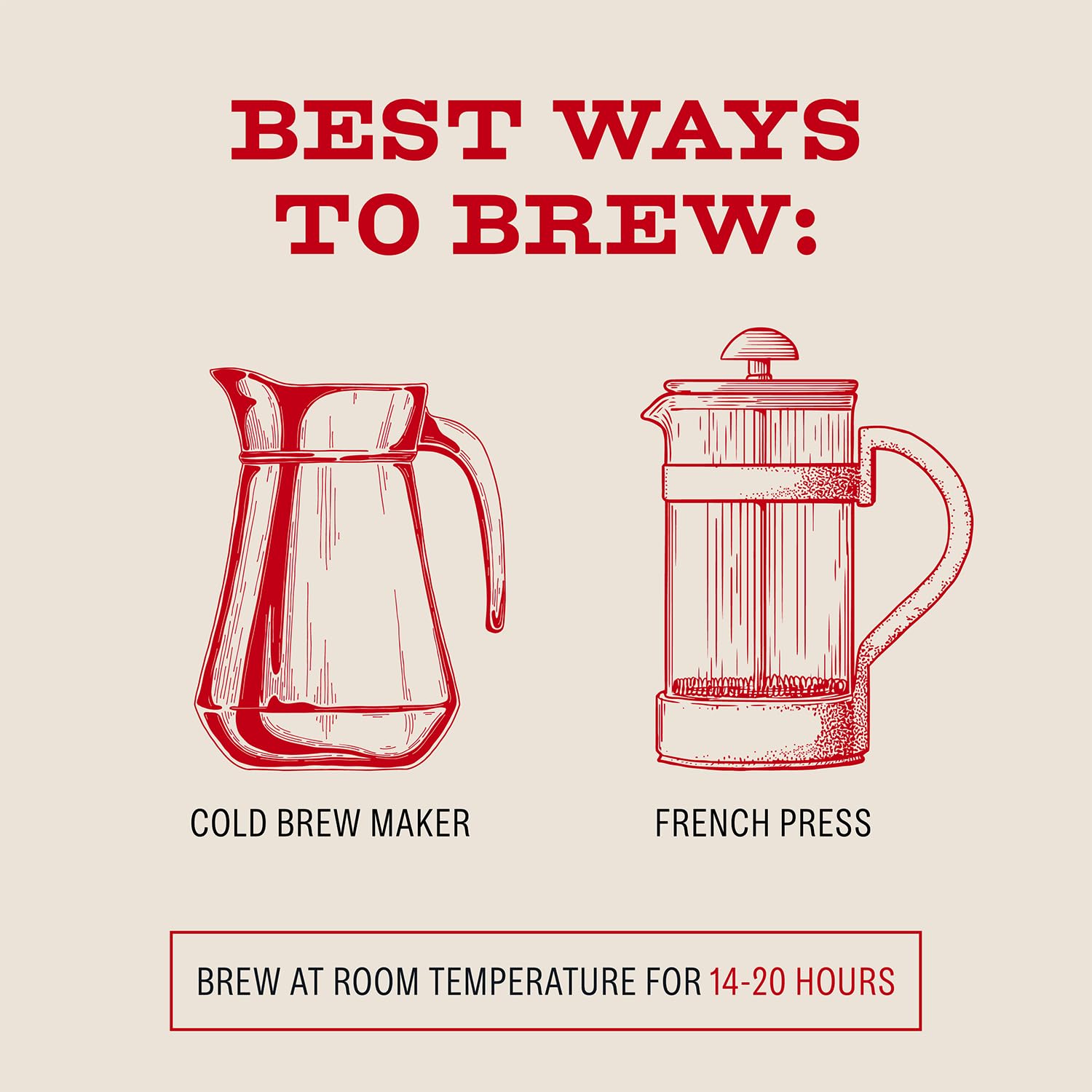 Bizzy Organic Cold Brew demonstrates brew-your-way versatility for any method.