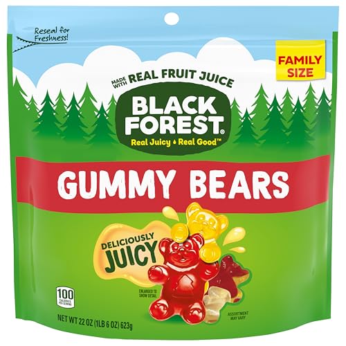 Black Forest Gummy Bears offer a delicious, convenient snack for any time.