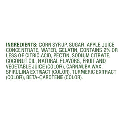 Real fruit juice in Black Forest gummies enhances natural flavor.