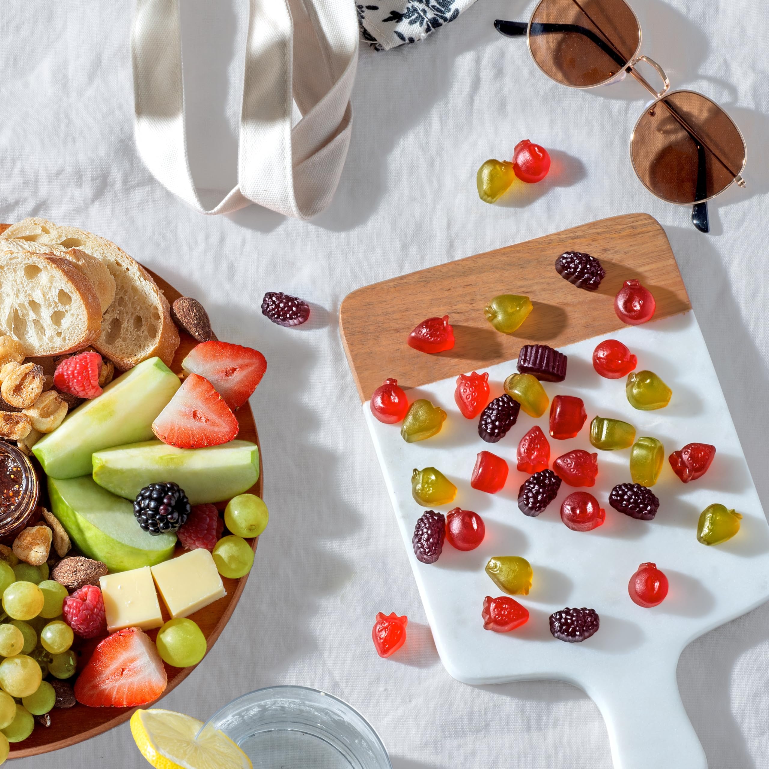 On-the-go snacking with 0.8 oz pouches.