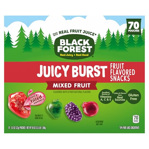Cherry flavor pouch with bursting center texture.