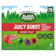 Cherry flavor pouch with bursting center texture.