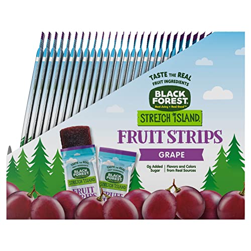 Close-up of Black Forest Stretch Island fruit strip showing soft texture