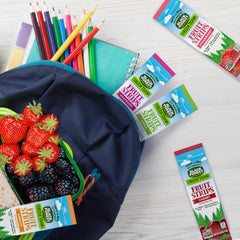 Raspberry and Strawberry flavors displayed in the 12-count box.