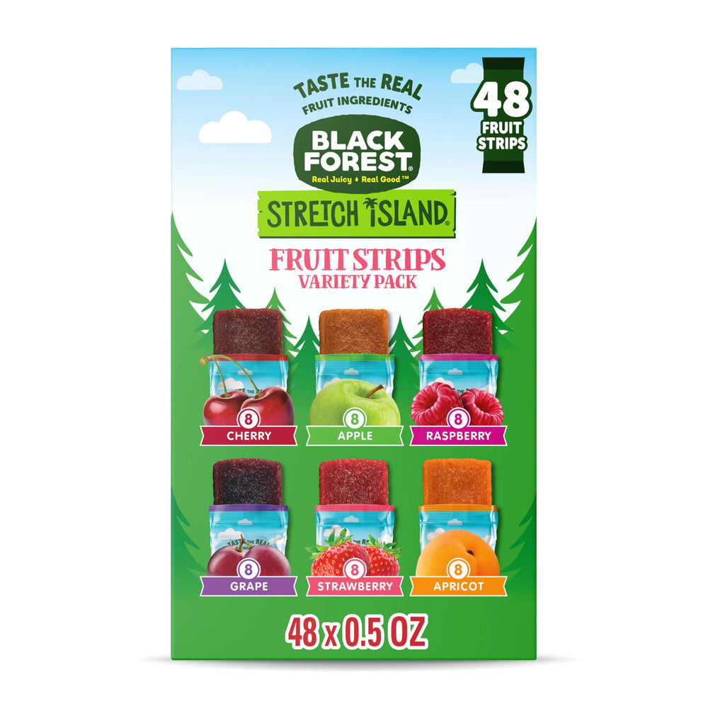 Black Forest Stretch Island variety pack box, convenient on-the-go snack for busy days.