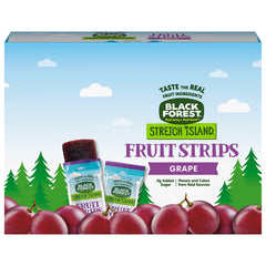 Black Forest Stretch Island grape strips pack ready for pantry grab-and-go snacking