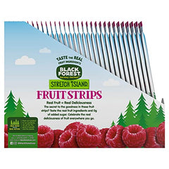 Vivid Black Forest Stretch Island Raspberry Strip color highlights real fruit flavor.