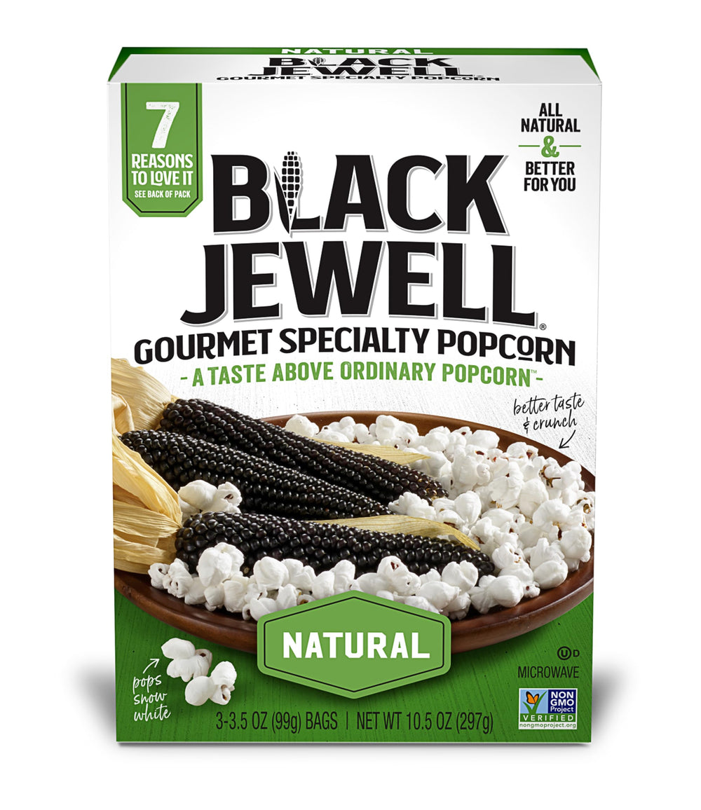 Black Jewell gourmet popcorn pack of six boxes for easy sharing