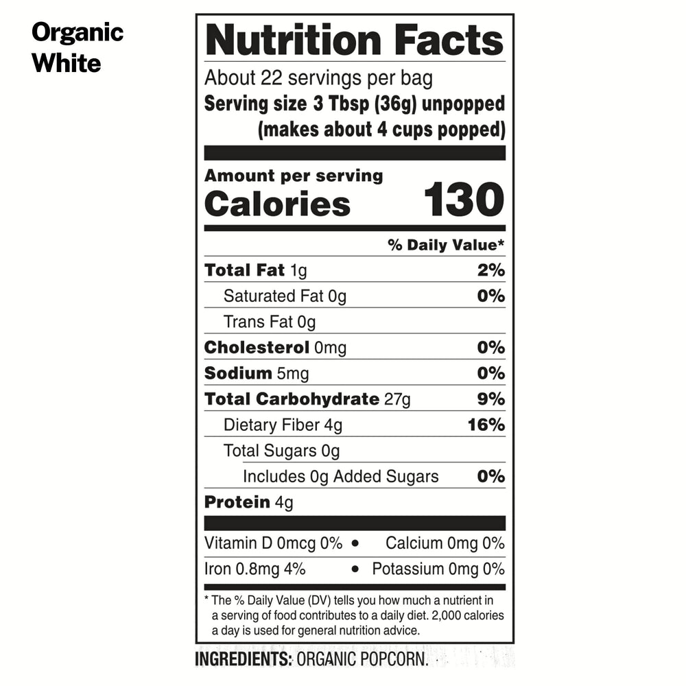 Black Jewell Organic Popcorn Select White pop-ready bowl captures snack moment.