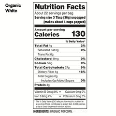 Black Jewell Organic Popcorn Select White pop-ready bowl captures snack moment.