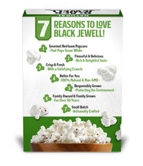Black Jewell popcorn bowl-ready snack inviting a delicious crunch