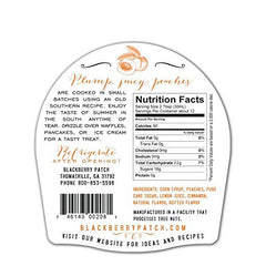Blackberry Patch Peach Cobbler Syrup on pancakes or waffles boosts flavor with cobbler notes