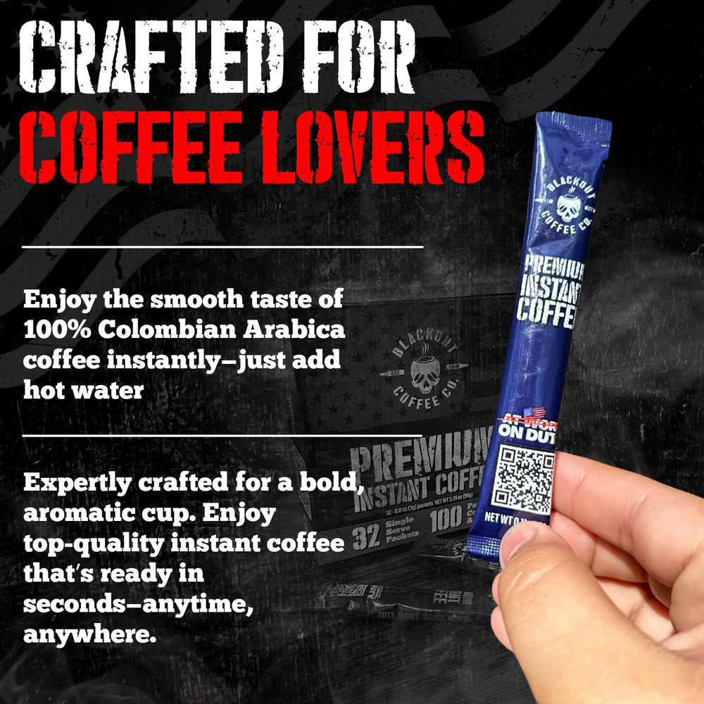 Blackout Coffee 32-count box offers a ready supply for busy days