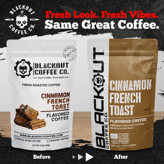 Steeped cup of Blackout Coffee Cinnamon French Toast showing smooth flavor balance