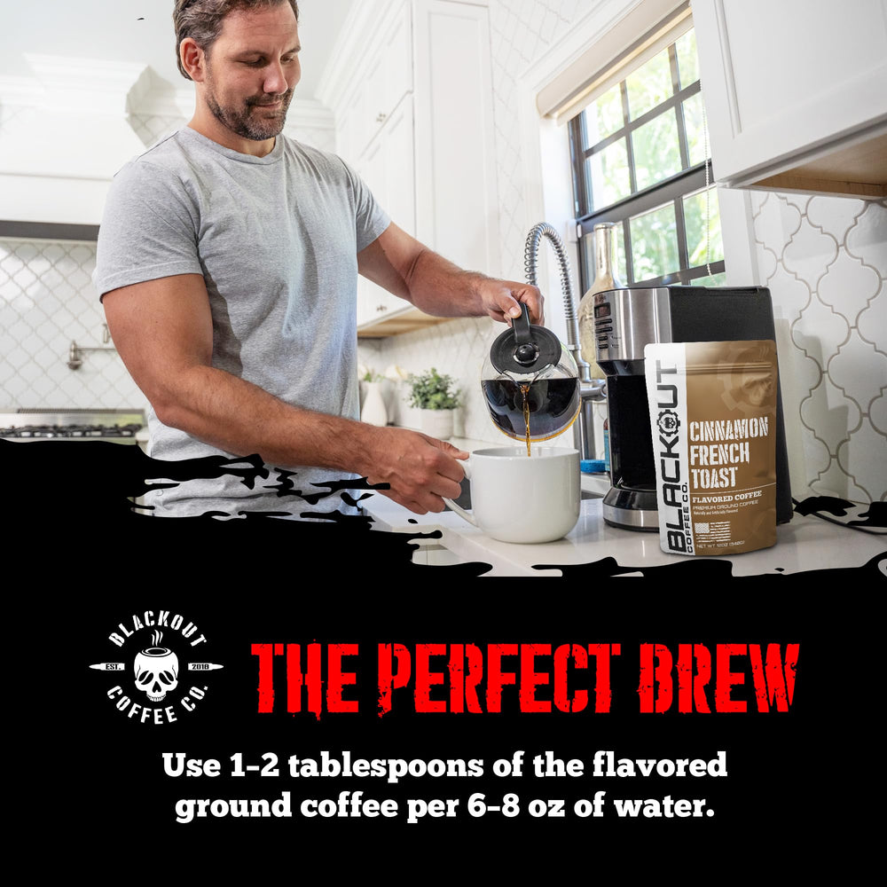 Drip-brew setup featuring Blackout Coffee for fast, satisfying cups