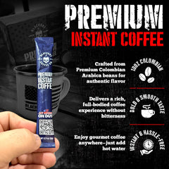Blackout Coffee freeze-dried Arabica preserves rich flavor and aroma