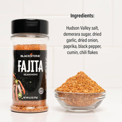 BLACKSTONE 4230 fajita powder shaker for quick, even chicken seasoning