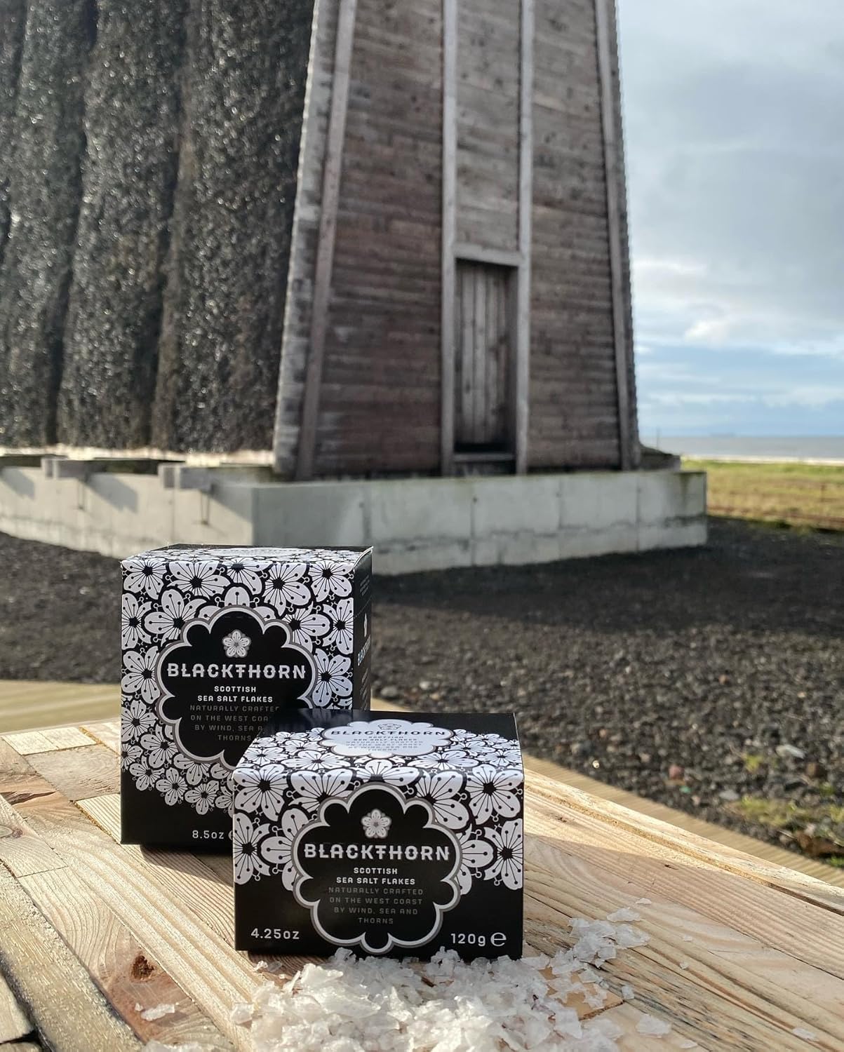 Chef using Blackthorn salt for sauces and baking ideas