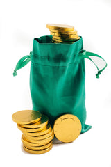 Blair Candy golden half-dollar coins add a luxe decorative touch.