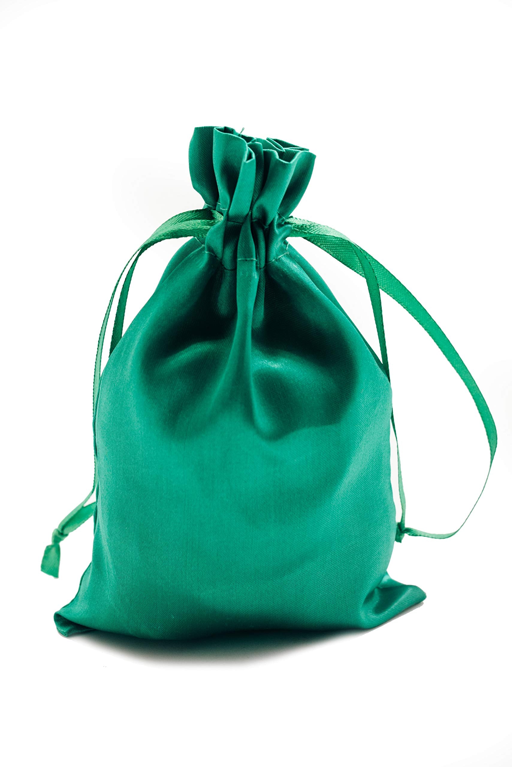 Blair Candy green pouch party presentation with coins and treats.