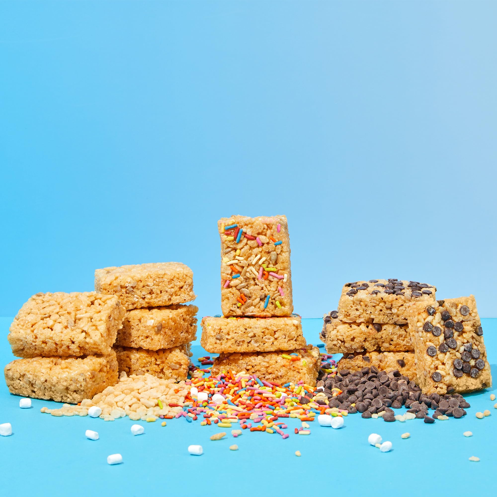 Label on Blake’s Crispy Treats Chocolate Chip shows no artificial colors or flavors.