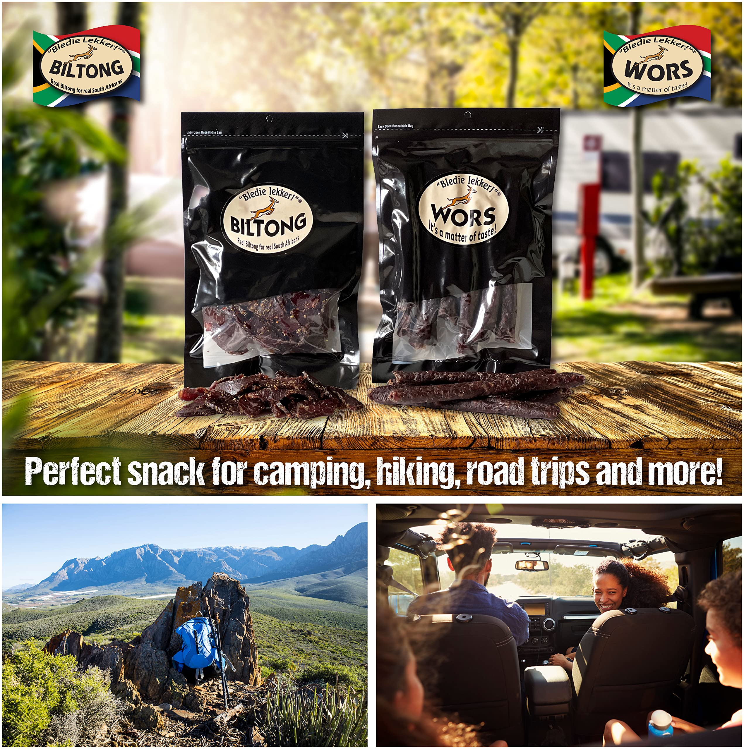 Bledie Lekker authentic South African flavors highlighted in product shot