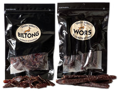 Bledie Lekker biltong bundle 8oz close-up texture ideal for savory snacking