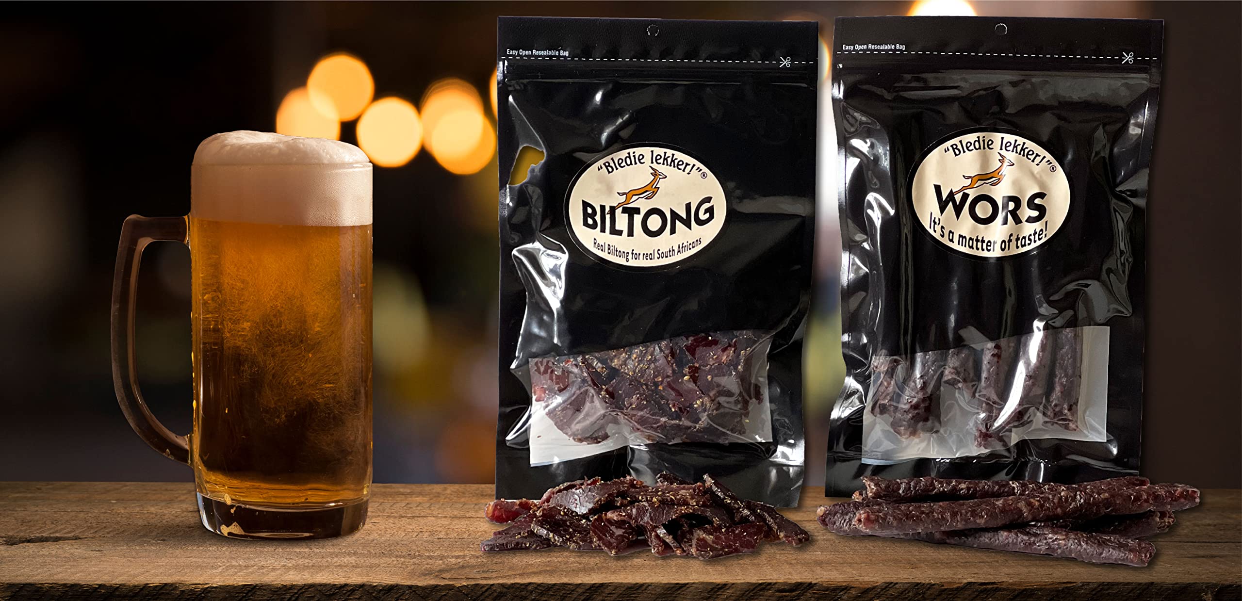 Bledie Lekker made in USA label on pack emphasizing local production